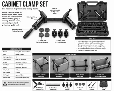 Cabinet Clamp Set