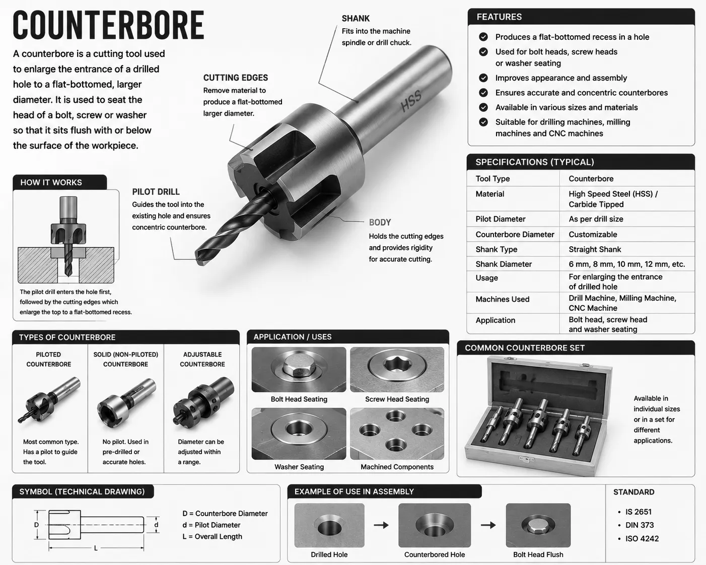Counterbore