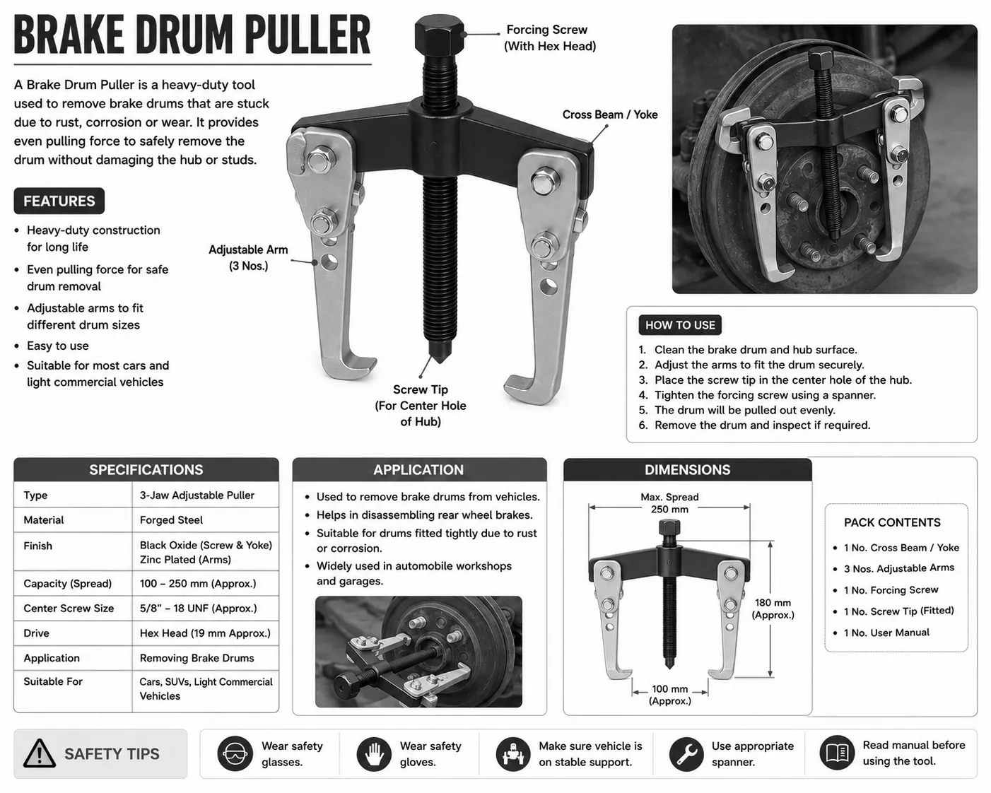 Brake Drum Puller