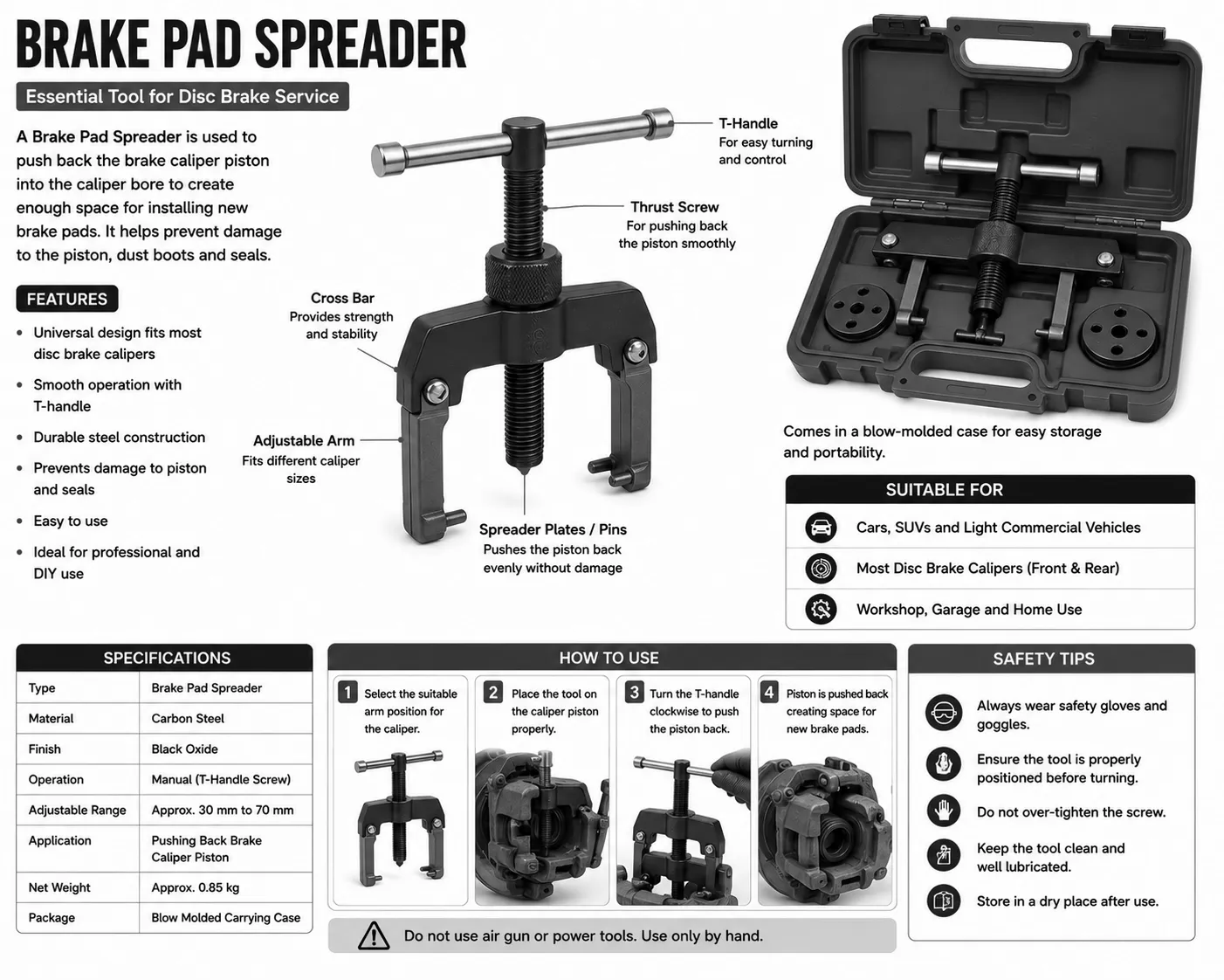 Brake Pad Spreader