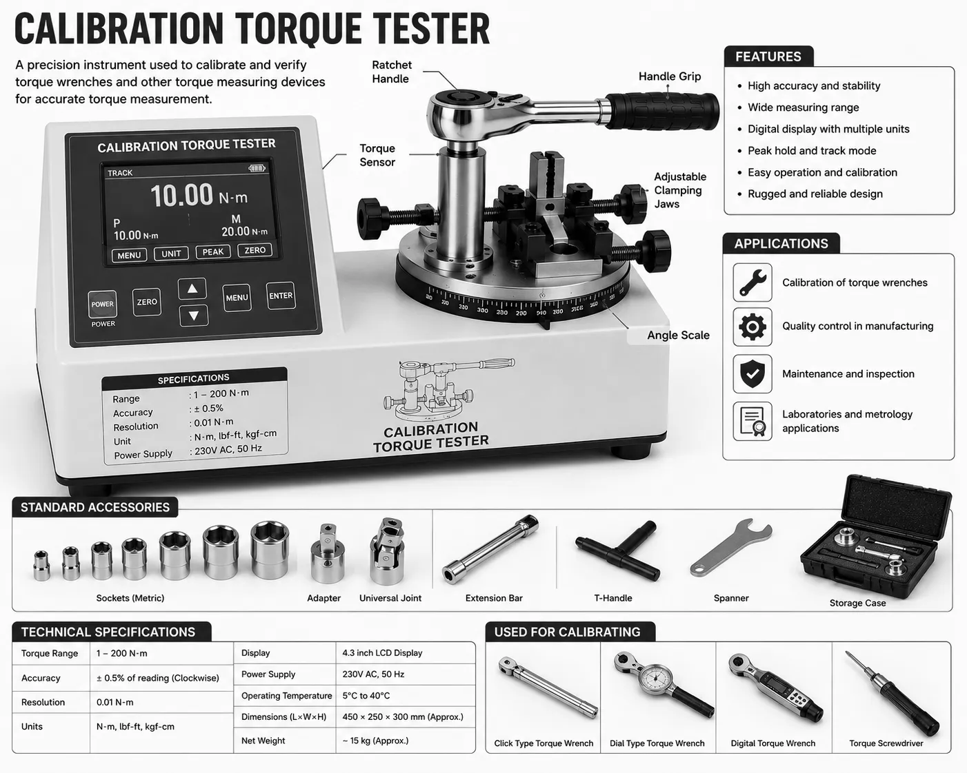 Calibration Torque Tester