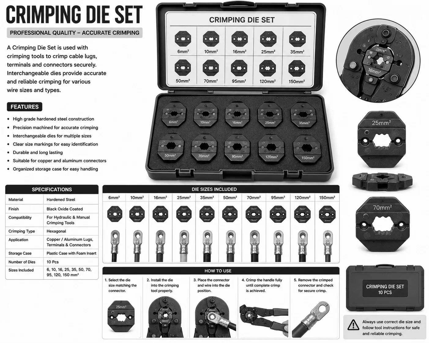 Crimping Die Set