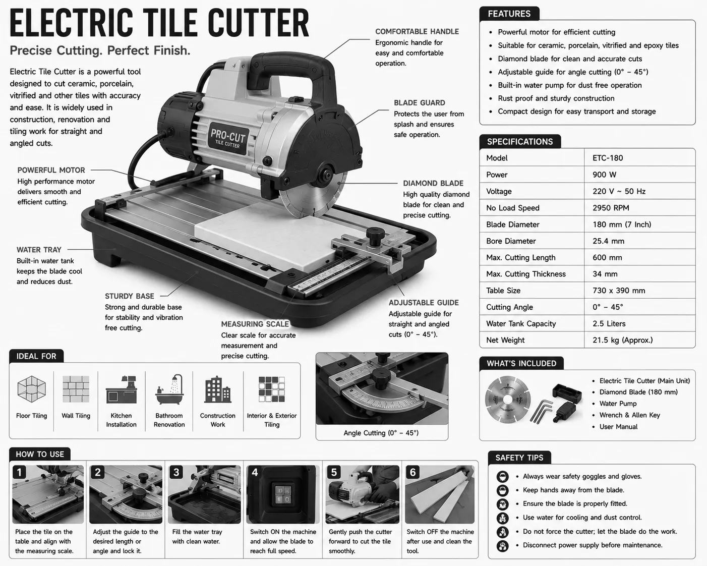 Electric Tile Cutter