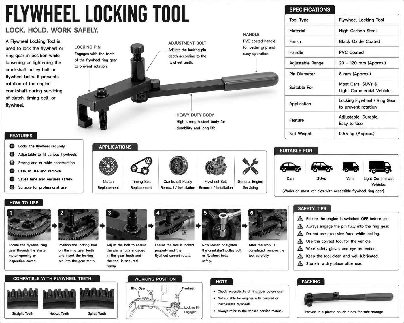 Flywheel Locking Tool