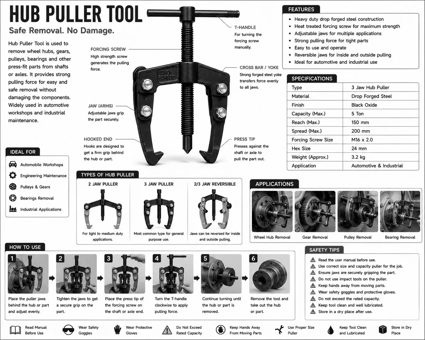 Hub Puller Tool