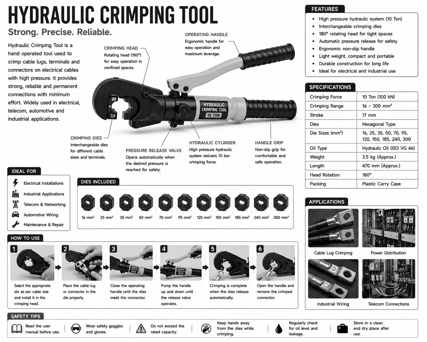 Hydraulic Crimping Tool