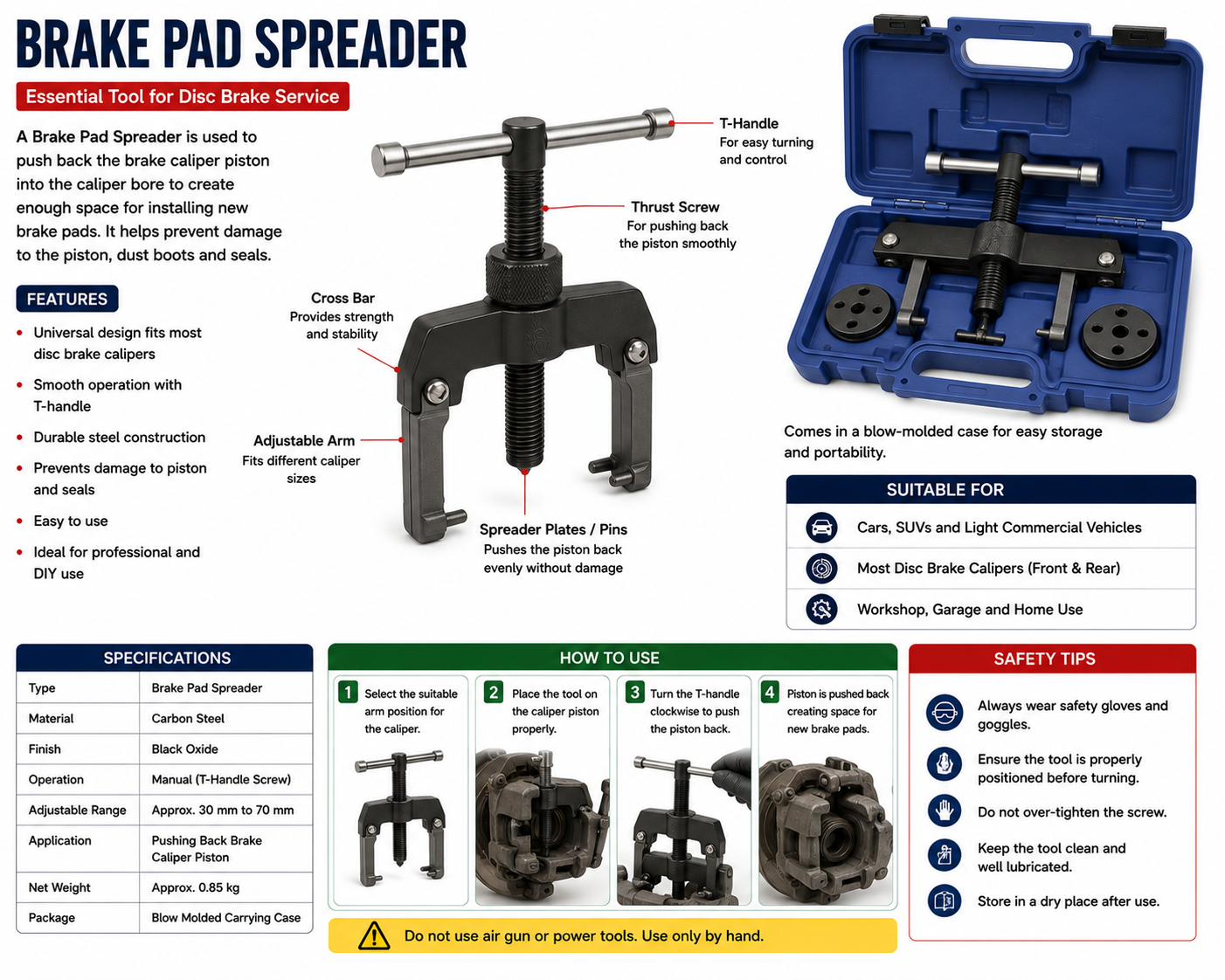 Brake Pad Spreader