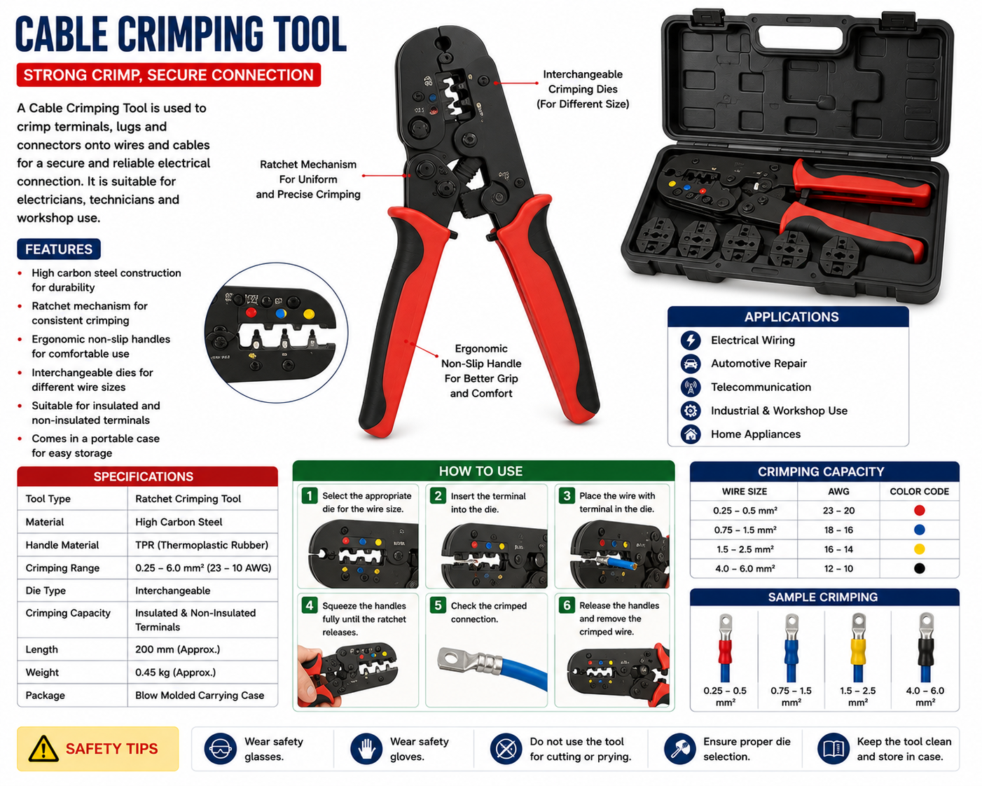 Cable Crimping Tool