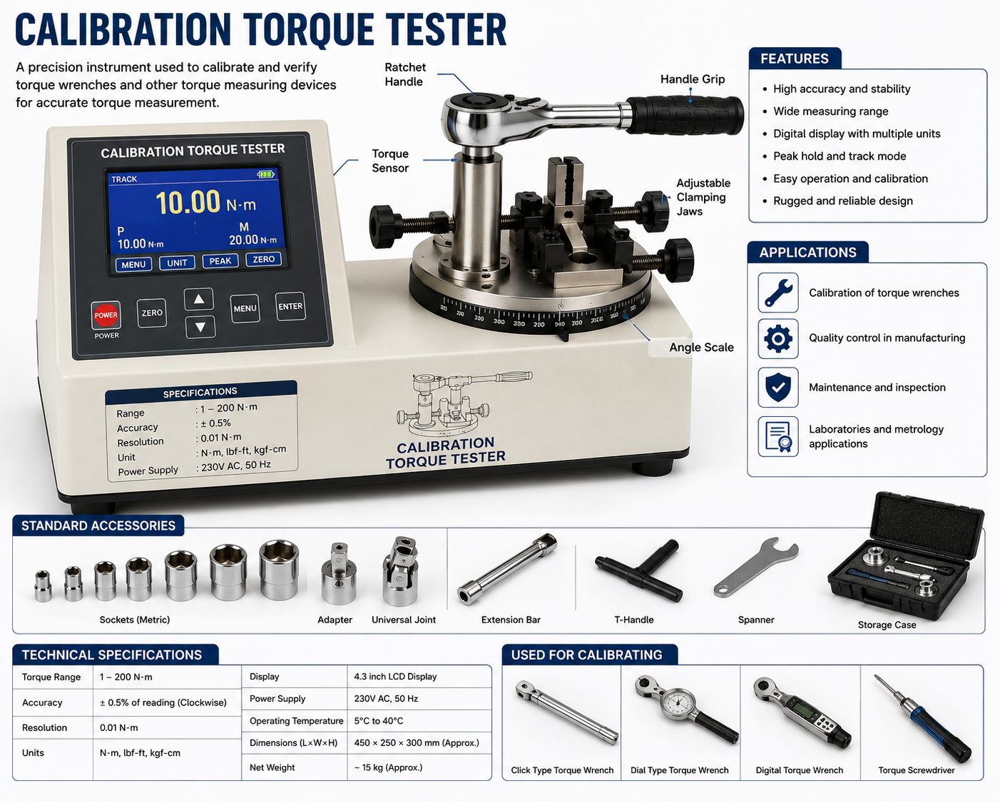 Calibration Torque Tester