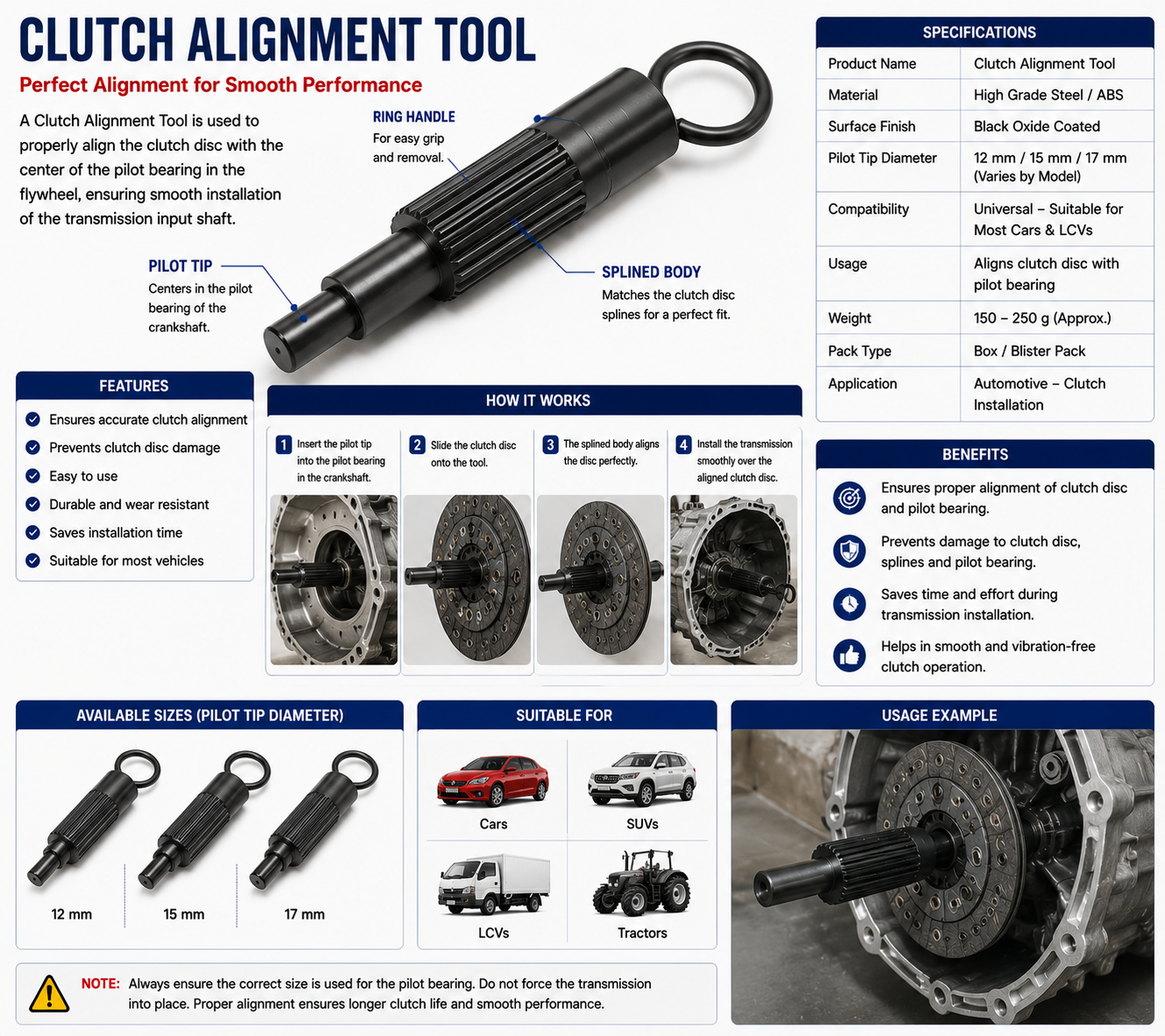 Clutch Alignment Tool