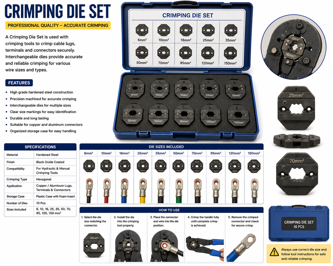 Crimping Die Set