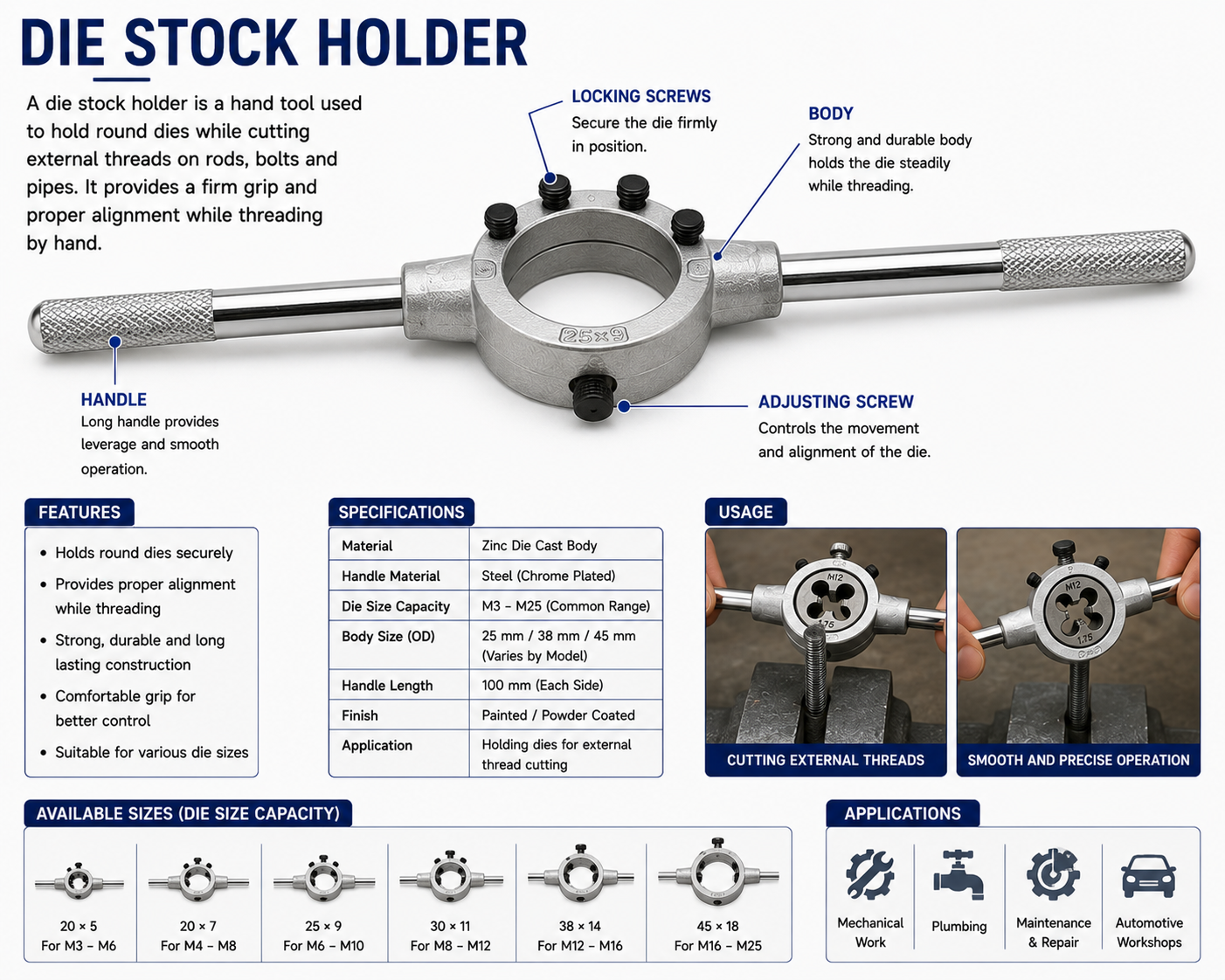 Die Stock Holder