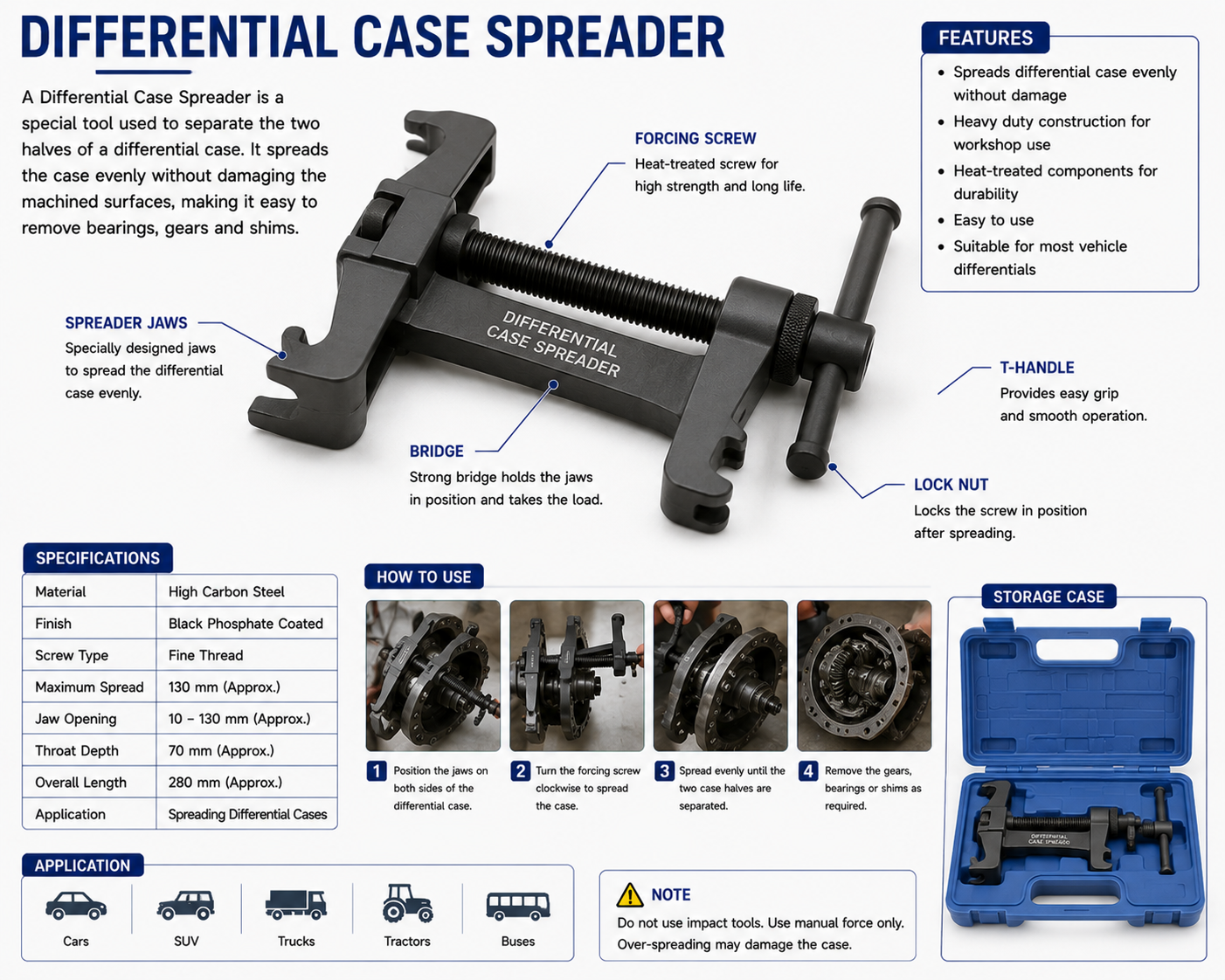 Differential Case Spreader
