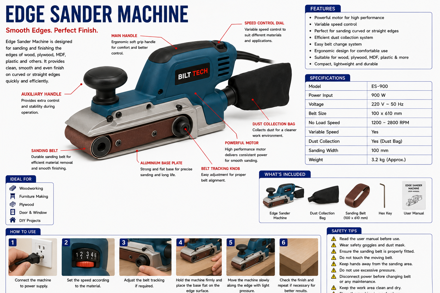 Edge Sander Machine