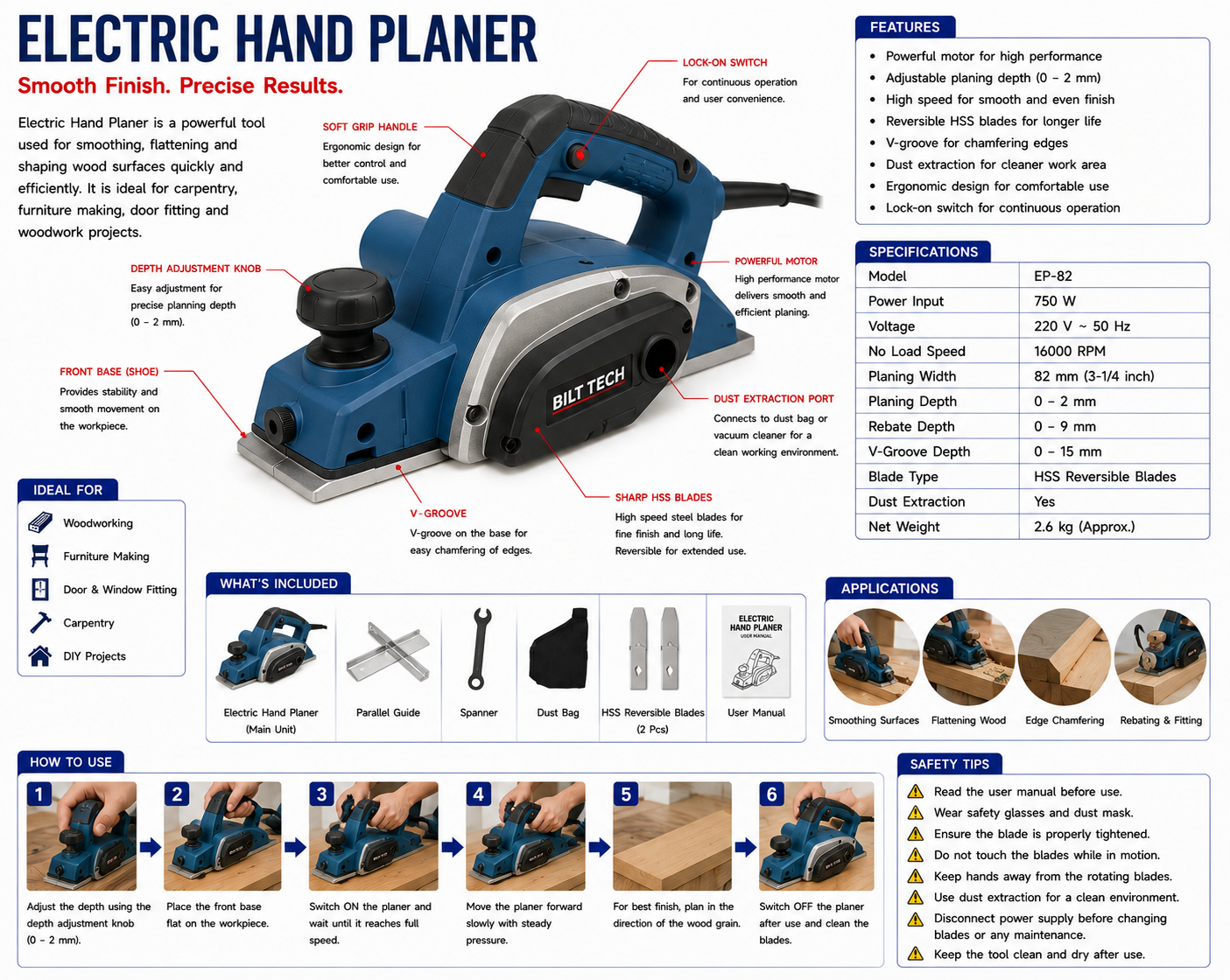 Electric Hand Planer