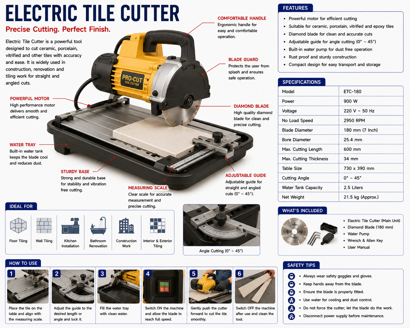 Electric Tile Cutter