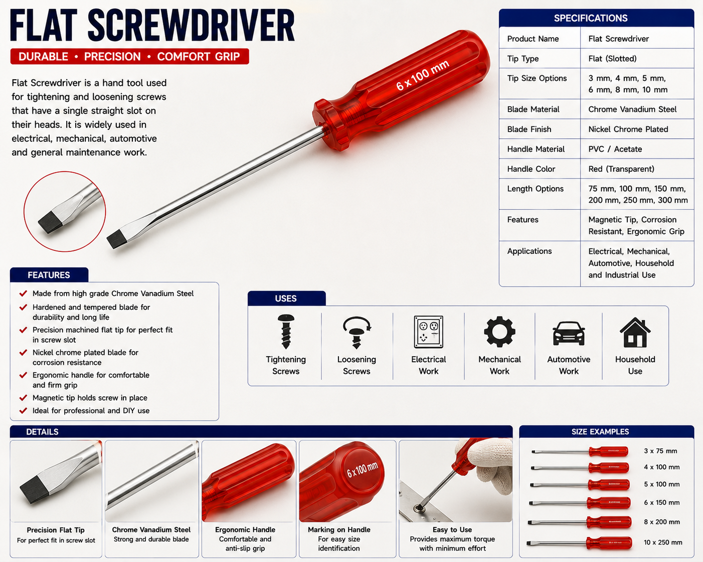 Flat Screwdriver