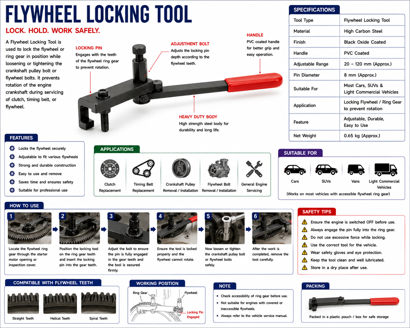 Flywheel Locking Tool